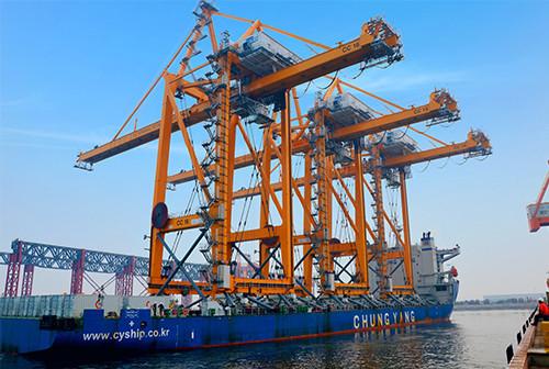 Customizable Wireless Remote Controlled Electric Bridge Shore Crane With 17M Lifting Height