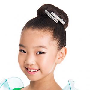 China Endearing 2-Horizontal-Line Crystal Beads Headpiece Dance Wear Accessories for Children supplier