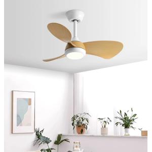 China Factory 38-Inch Modern LED Ceiling Fan with 3 Blades DC Motor Remote Control Switch Project Installation for Living Room Interiors supplier