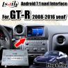 Android Auto Interface for GT-R 2008-2016 with Android 7.1 navigation system ,