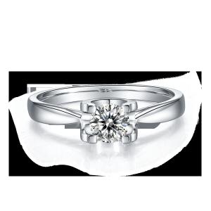 Square White Moissanite 9K Silver Ring CZ Minimalist Wedding Jewelry