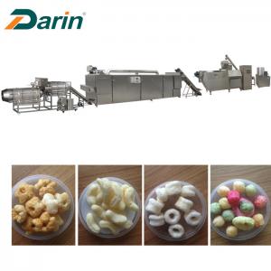 China CE Certification Corn Cheese Ball Puff Snack Maker Machine twin screw extruder supplier