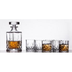 Sauare Shape Glass Whiskey Decanter Set / 650ml Personalized Scotch Decanter
