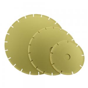 China D180mm Industrial Grade Segmented Vacuum Brazed Diamond Saw Blade for Marble Cutting supplier