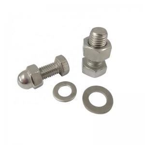 China DIN Duplex Stainless Steel 2205 2507 Hex Nut Bolt With Screws Washers supplier