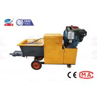 China Diesel Driven Mortar Plastering Machine Use In Interior Wall Ceiling on sale