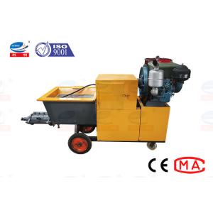 Diesel Driven Mortar Plastering Machine Use In Interior Wall Ceiling