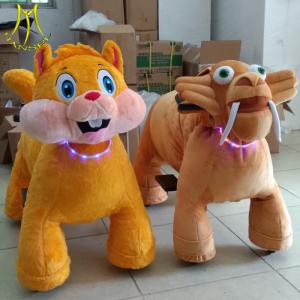 China Hansel carnival rides on animal and rideable horse toys made in china with electric horse animal ride from china supplier
