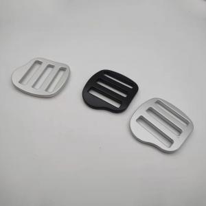 China 2.8mm Thick Aluminium Adjustable Slide Buckles G Hooks For Webbing supplier