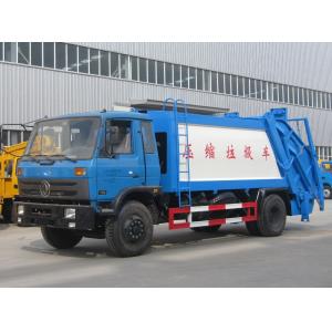 Rear Swing Arm Loading Compact Garbage Truck 8 Ton 10m3 Automatic Operation