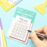 China 1 Pack in Color Clashing Plan Sticky Notes To-do Plan Memo Note Paper Practical Study Office wholesale