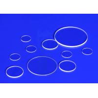 China Double Convex Transparent Round Quartz Glass Plate For Metallurgy on sale