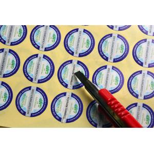 OEM adhesive paper scratch off anti fake serial number label sticker sheet