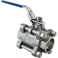 China Industrial Hydraulic 3PC Ball Valve Price Flow Control Male Sanitary Stainless Steel Ball Valve on sale