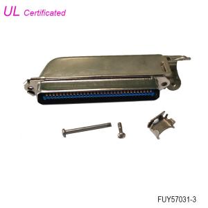 China 5770640 Connector 64 Pin Centronics Connector 32pairs Solder Male Connector w/ 70640 Cover supplier