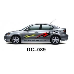 China Car Body Sticker QC-089E / PVC Water Proof Car Decoration supplier