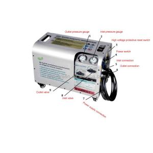 R290 hydrocarbon refrigerant recovery unit explosion proof R32 refrigerant recovery charging machine