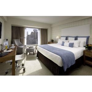 Deluxe Hotel Room Furnishings ,  King Size Hotel Guest Room Furniture In PU Finish