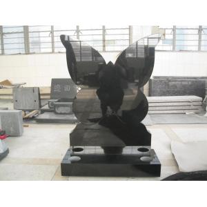China Butterfly Stone Tombstone Granite Gravestone Monument Memorial supplier