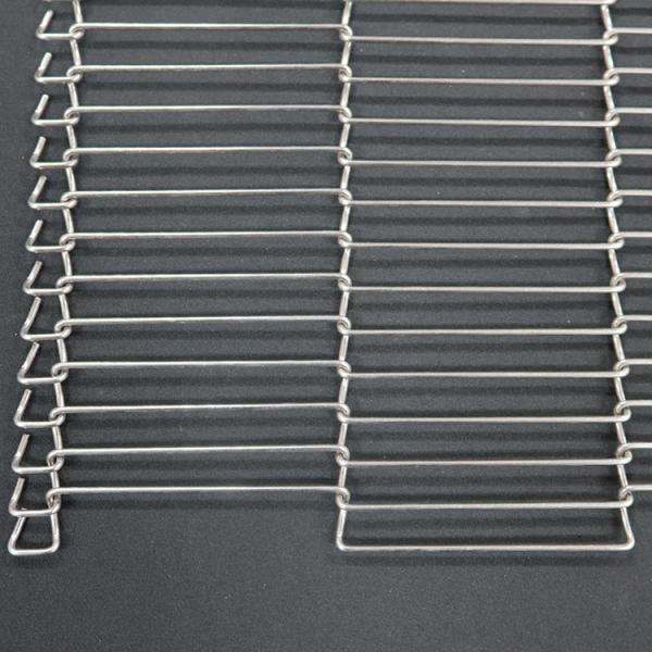 China Cinta transportadora de escalera para horno de cocción con paso de 5 mm a 15 mm, cinta de malla de alambre wholesale