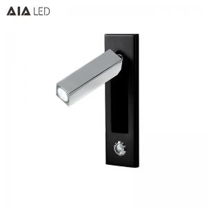 China Interior IP40 recessed modern bedside wall light 3W LED wall light/led reading lamp headboard wall light supplier