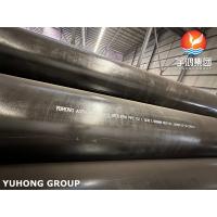 China ASTM A53 API 5L Gr.B Black Coating Carbon Steel ERW Pipes For Pipeline Equipments on sale