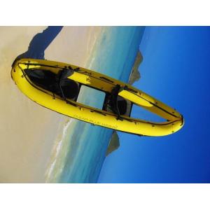 China 2 Person Inflatable Kayak With Window , 388 Cm Clear Bottom Inflatable Kayak supplier