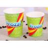 8oz 12oz 16oz Single Wall Paper Cups , Biodegradable Hot Cold Disposable Cups