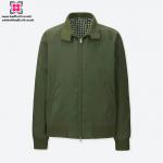 Wholesale Custom Men Woven Polyester Turn-down Collar Jacket