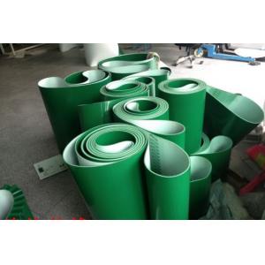 Smooth Surface Green PVC Conveyor Belt Replacement Conveyor Belts Thickness 1mm ~ 7mm