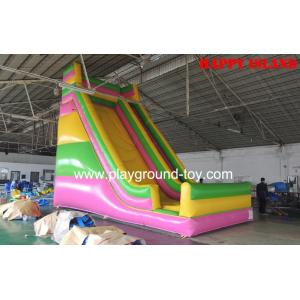 China 0.55mm Polato PVC Inflatable Bounce Slide , Toddler Inflatable Water Slide RQL-00302 supplier