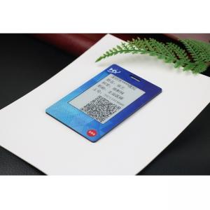 Rechargeable 1.0mm NFC OTP Smart Card For Smart Phone Card Reader
