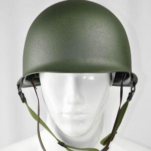 China Green color M1 helmet double steel helmet  for US Army in World War II on sale 