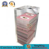 China Baccarat Playing Card Tray Holder Traditional Fixed Structure Blackjack Table Accessories on sale