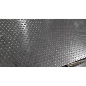 5 Bar Thread Checkered Aluminum Sheet For Building , Curtain Wall