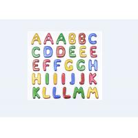 China Colored Custom Puffy Alphabet Stickers For Baby Room Wall Decor Eco Friendly on sale