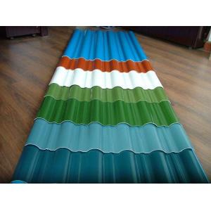 China customized color CGCC, DX51D Z adornment Pre painted Corrugated Steel Roof Sheets supplier