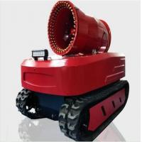 China Protective Fire Fighting Equipment Remote Control Fire Smoke Detection Robot on sale