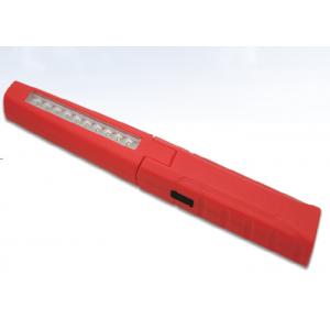 China Red Cordless Rechargeable Work Light , Aluminum Material Battery Work Light 3.5W 200lm supplier