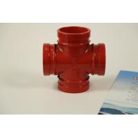 China Ductile Iron Grooved 4 Way Tee Pipe Fitting 2.5mpa on sale