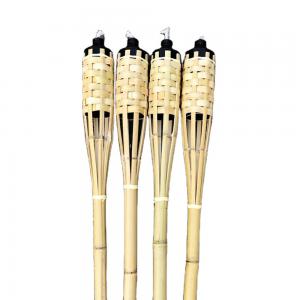 China 120cm Natural Bamboo Torch For Festival Celebrate, Luau Party, Outdoor Lighting supplier