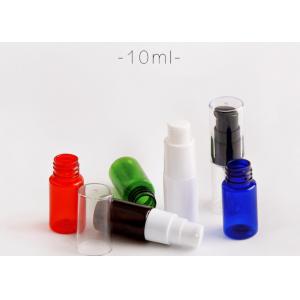 China Transparent Plastic Material Bottle 10ml Non Spill With Full Cover Cream Pump supplier