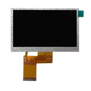 China Pantalla LCD TFT de 4,3 pulgadas 480x272, 40 pines, 500 Cd/M2, con interfaz RGB wholesale