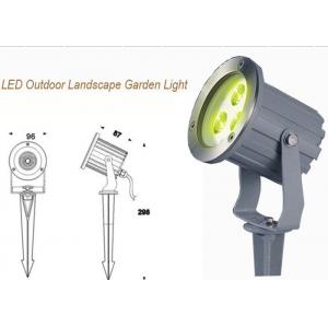 IP67 RGB Outdoor LED Garden Lights 3W / Exterior Landscape Garden Spike Light