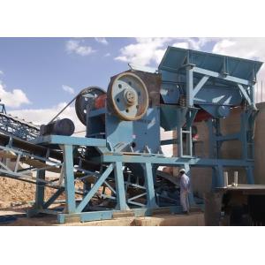 Skid Mounted PE-800x1060 Jaw Crusher Plant Used in Basalt Quarry