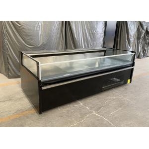 China 2.5m Self Contained Meat And Beef Display Cooler Suppliers Depth 115 Cm -3°C/+3°C supplier