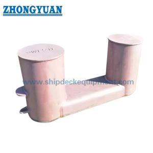 China ISO 13795 Type A Welded Steel Bollards With Compact Base Plate Ship Towing Equipment supplier