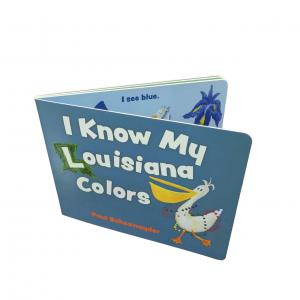 I Know My Louisiana Colors Children Board Book Printing