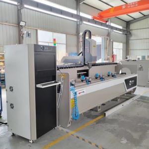 China 3 Axis CNC Controlled Profile Machining Center Working With Profile 3 Sides On Window Door Area supplier