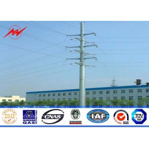 10M 2.5KN Steel Utility Pole Q345 material for Africa Electicity distribution power with galvanization